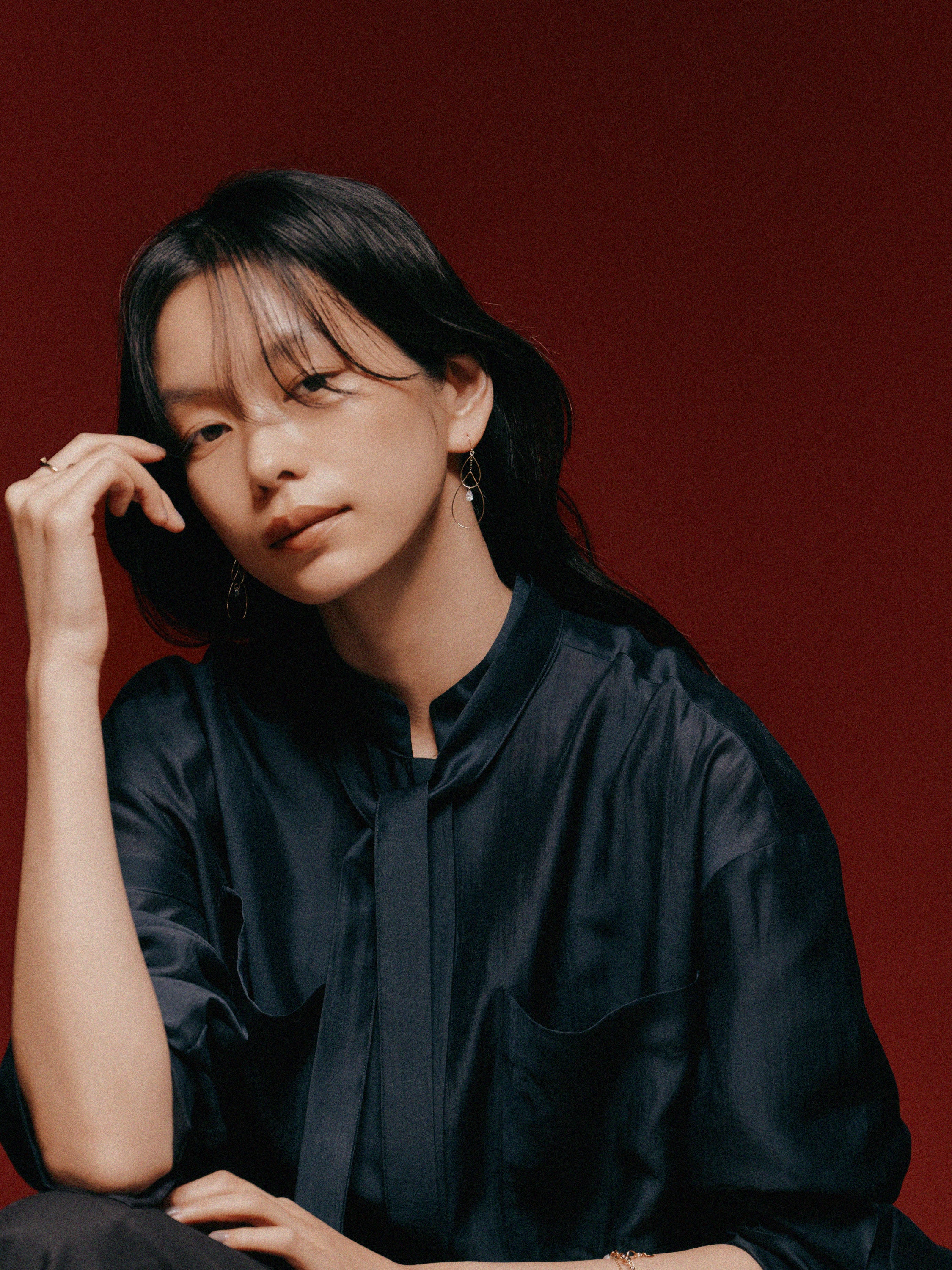 ドロップ&キュービックピアス