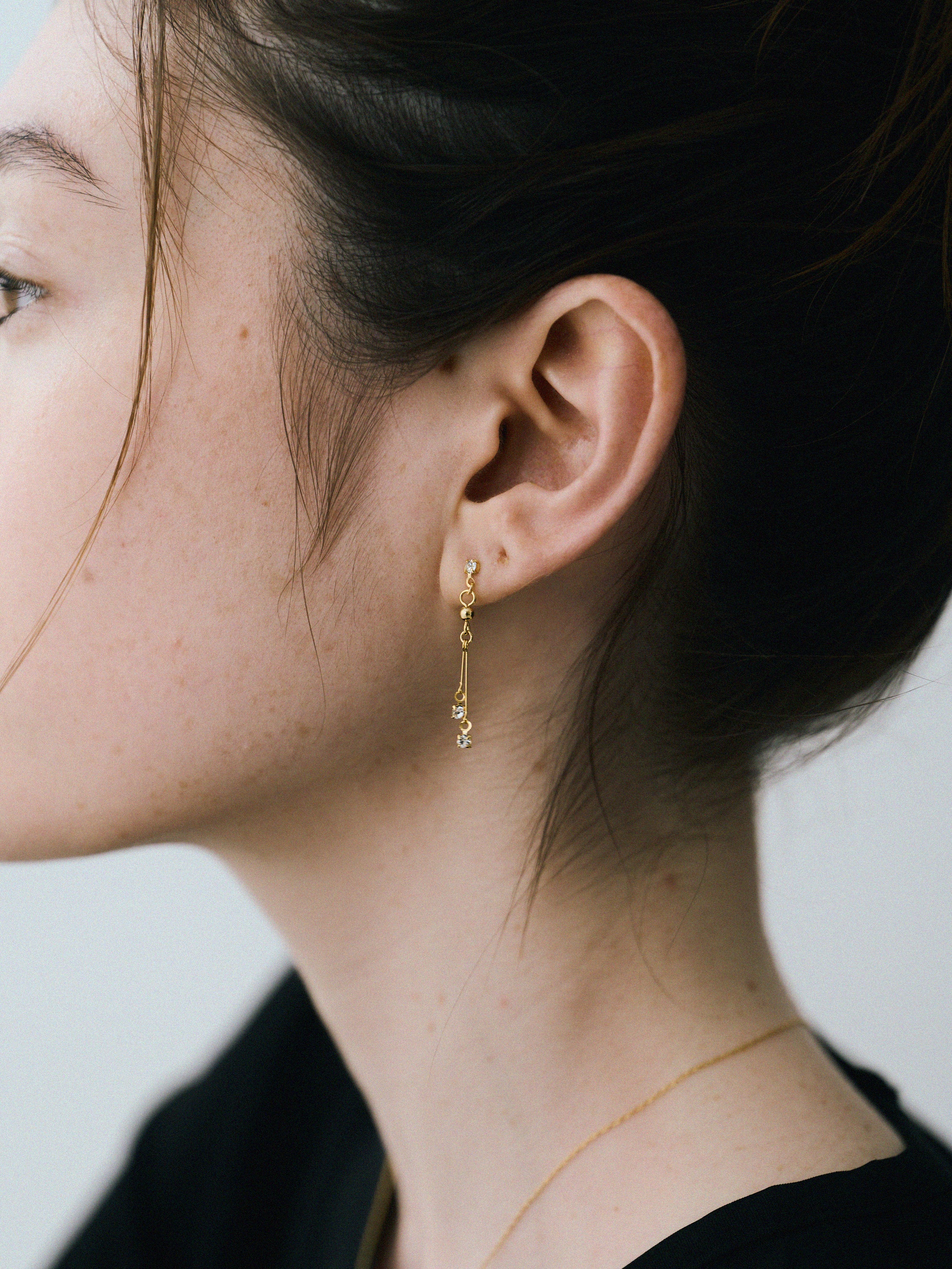 Pt900post フリンジライクピアス