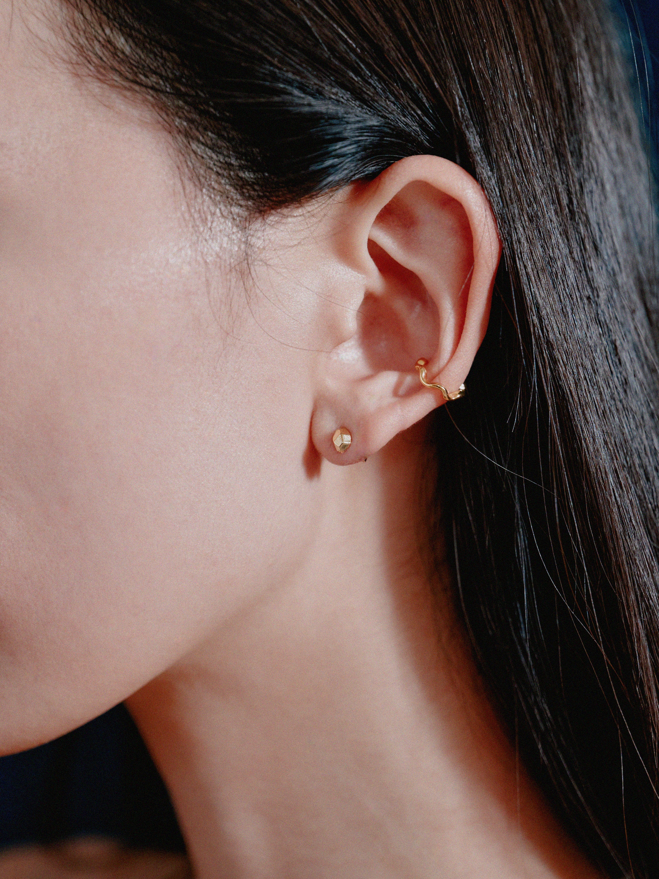 K18post ポリゴンピアス