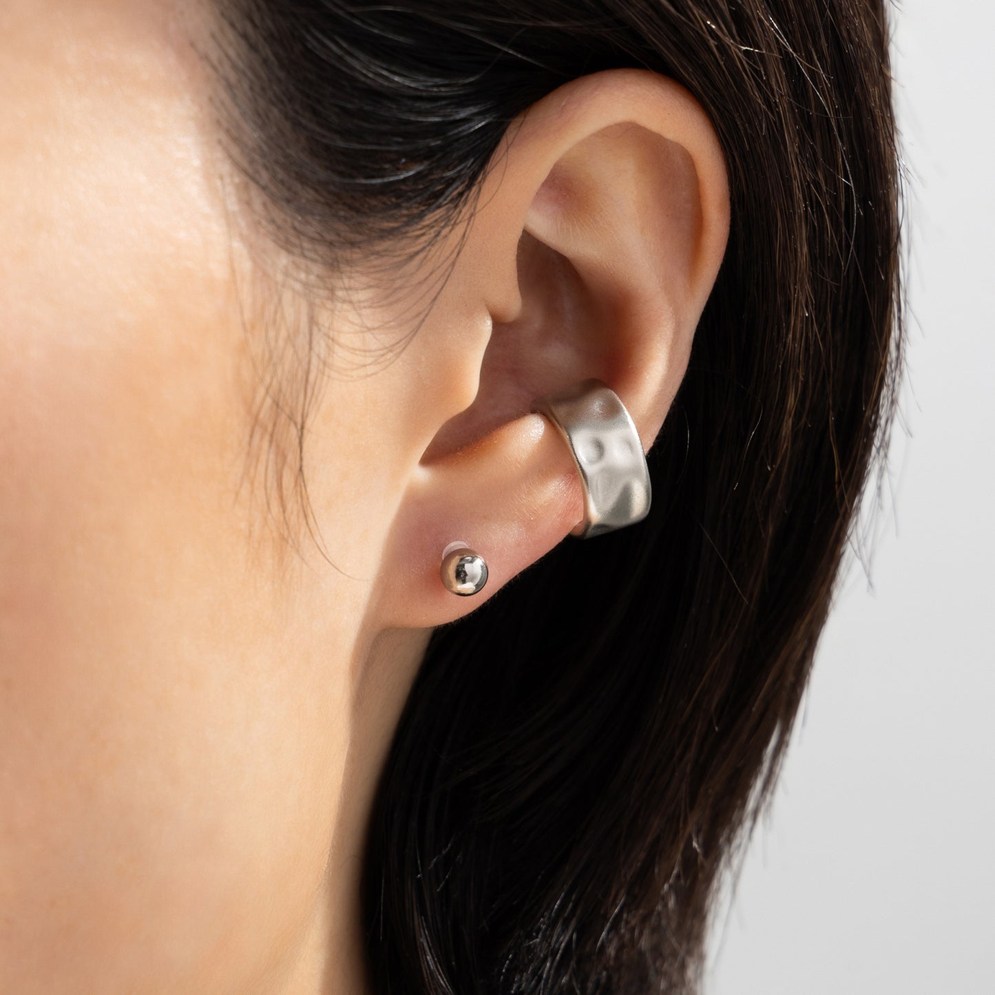 Pt900post シンプルボールピアス 5サイズ