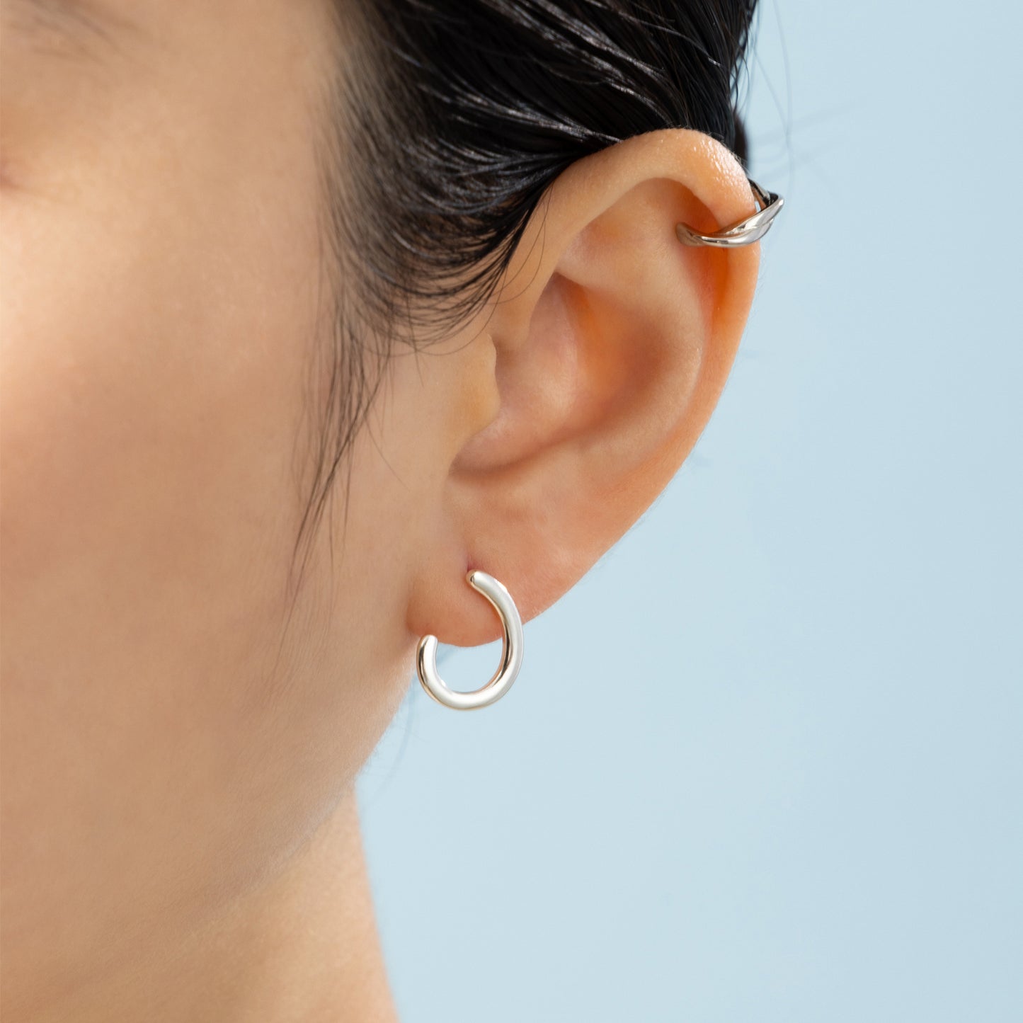 Silver925 ツイストピアス