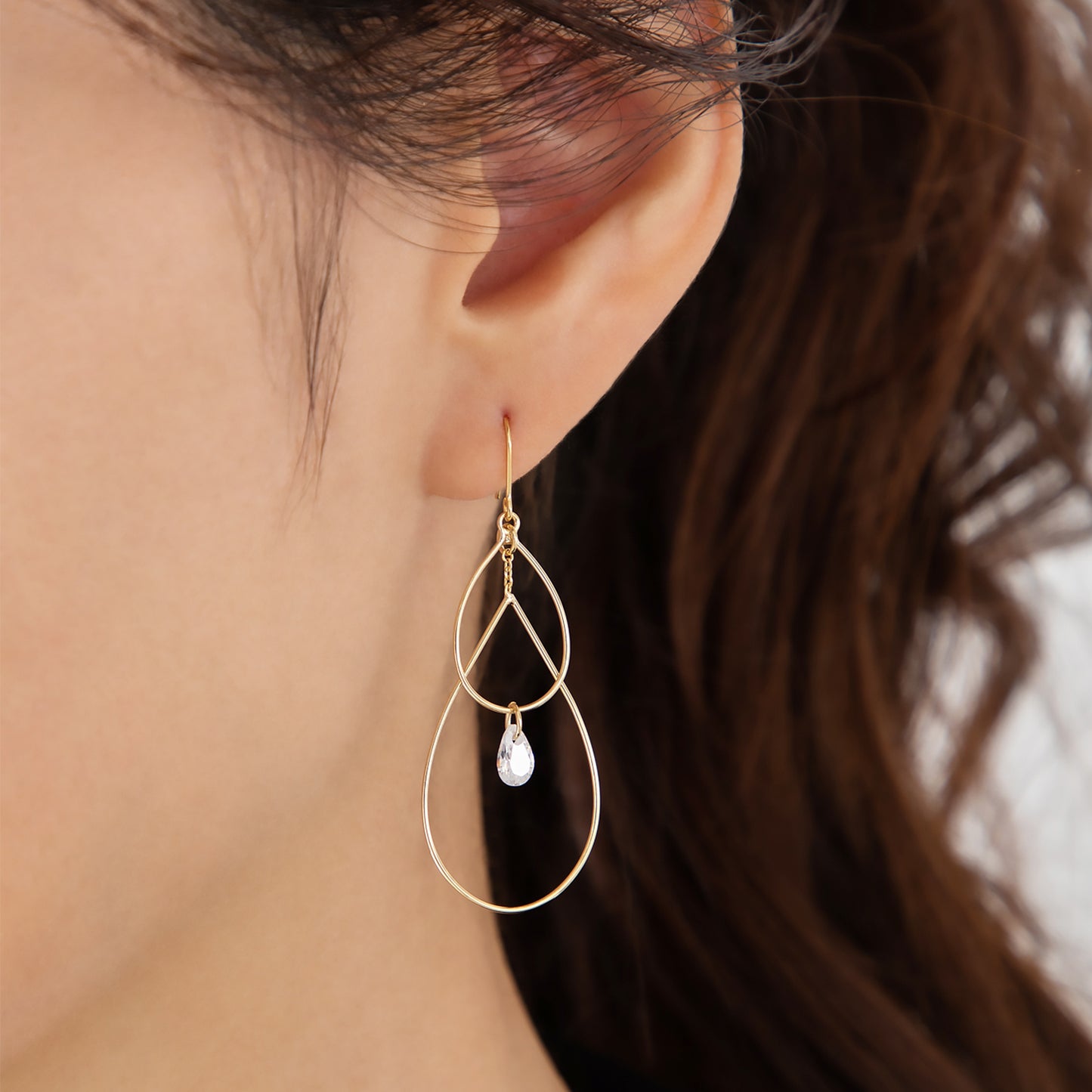 ドロップフレーム&キュービックピアス