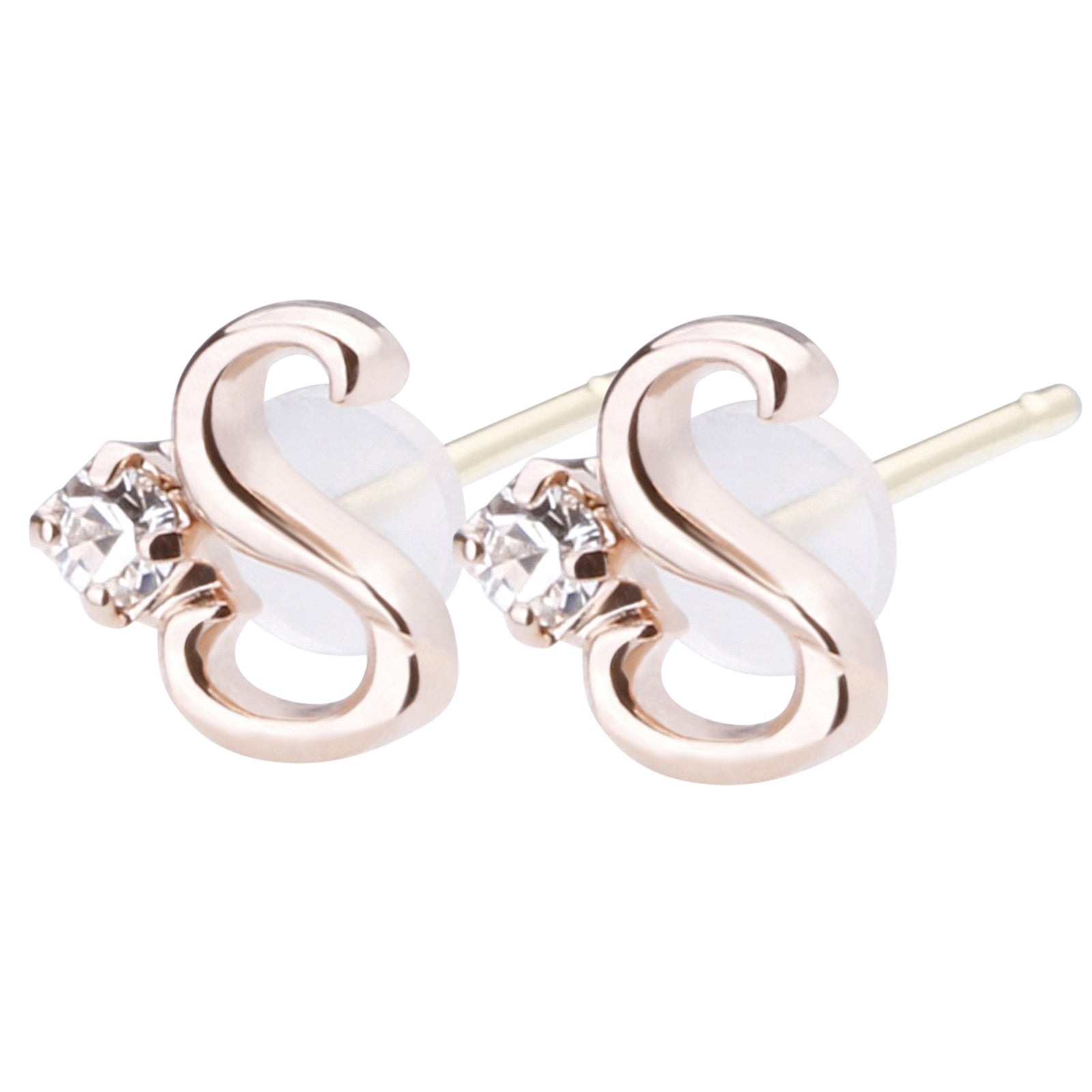 K18post イニシャルピアス