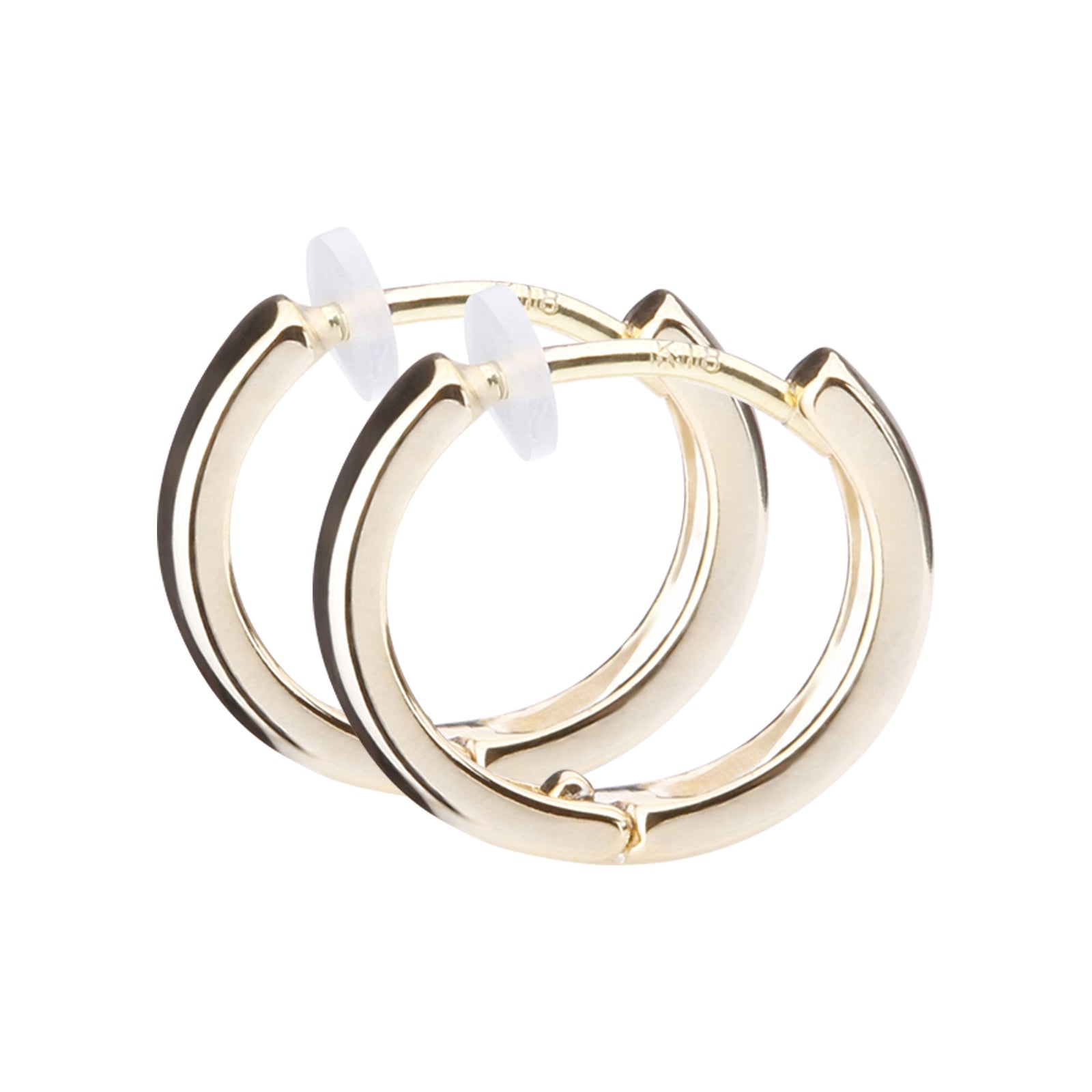 K18post プレーンフープピアス スモール