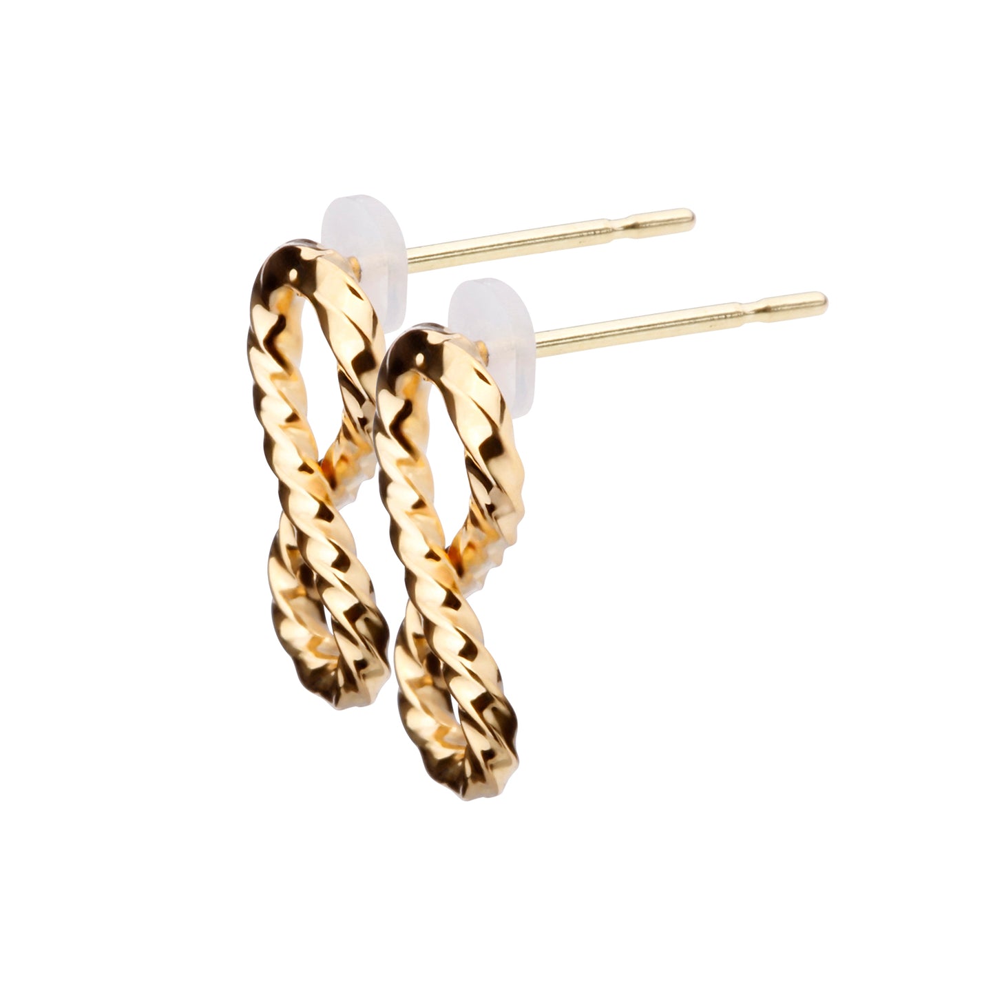 K18post インフィニティピアス