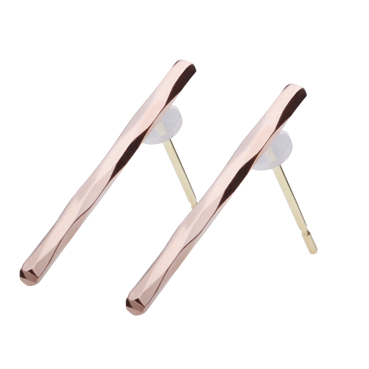 K18post スティックピアス 4デザイン×3カラー