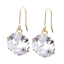 5サイズ×3コーティング キュービックジルコニアフックピアス