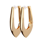 K18post   シェイプフープピアス