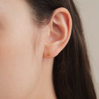 K18post プチスターピアス