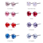 22カラー×2サイズ Preciosa Crystal ワンポイントピアス