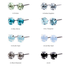 22カラー×2サイズ Preciosa Crystal ワンポイントピアス