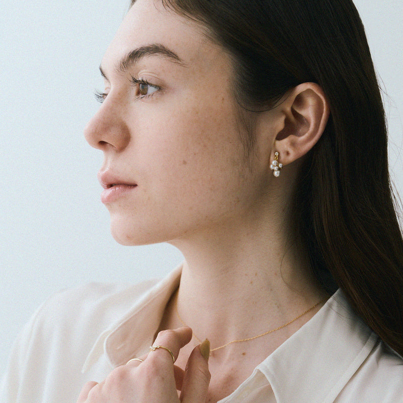 パール＆ビジューイヤリング