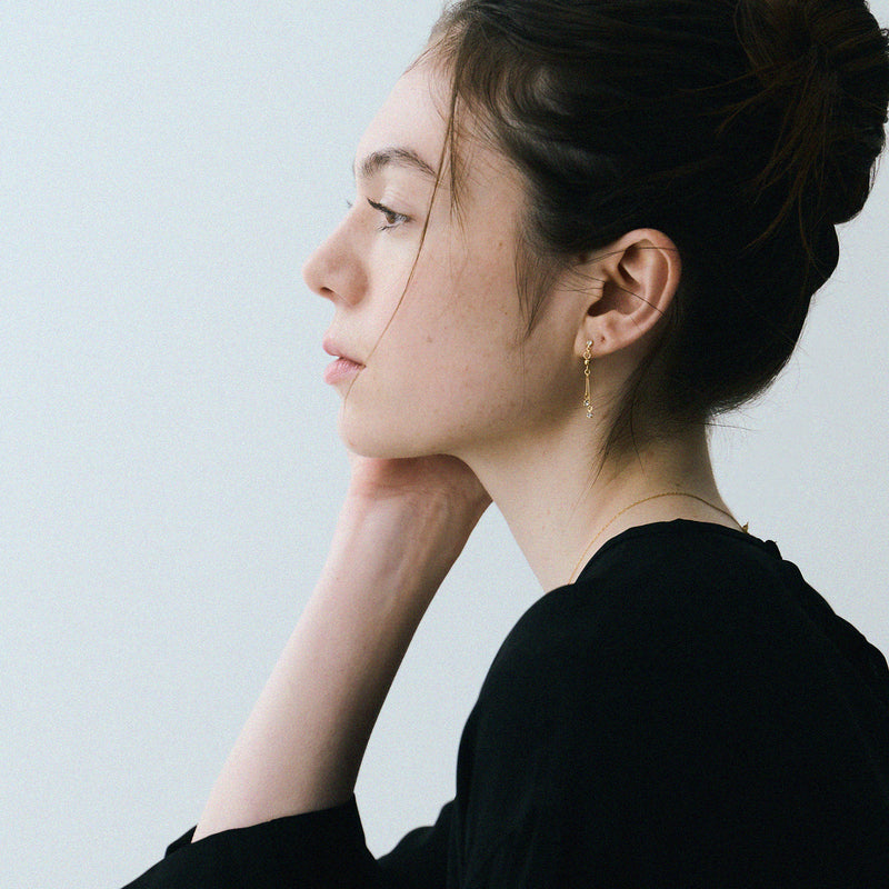 K18post フリンジライクピアス