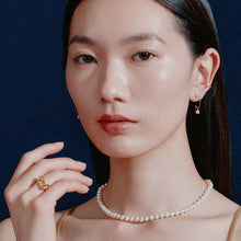 K18post ロンデルボールフープピアス