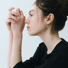 Pt900post メタリックバーピアス