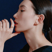 K18post クラフトスターピアス