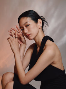 22カラー×2サイズ Preciosa Crystal ワンポイントピアス