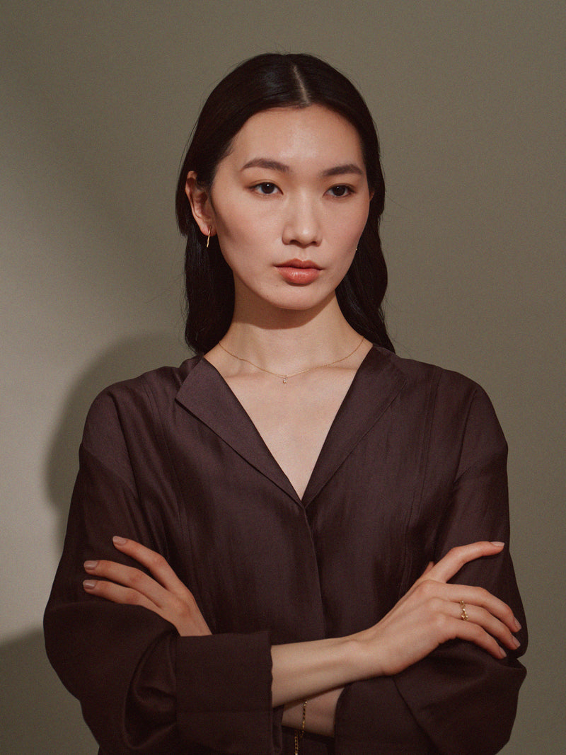 K18post スティックピアス 4デザイン×3カラー