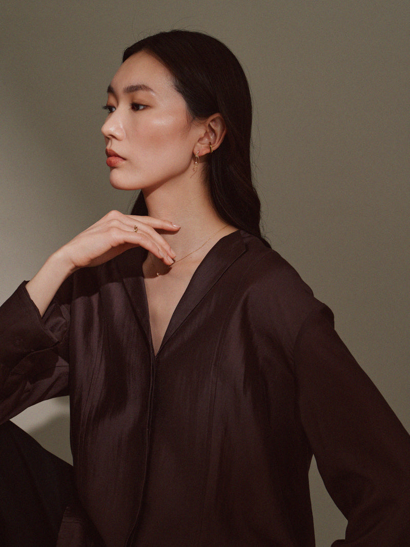 アシンメトリーカービーピアス