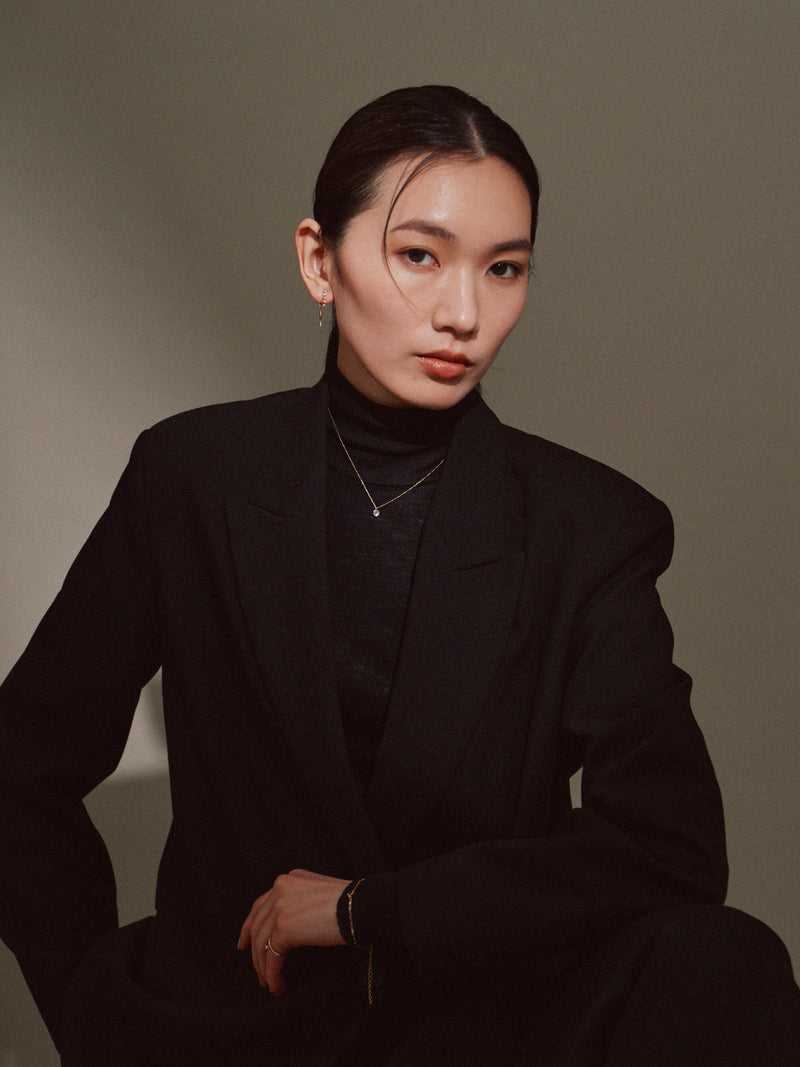 フロントバックイヤリング