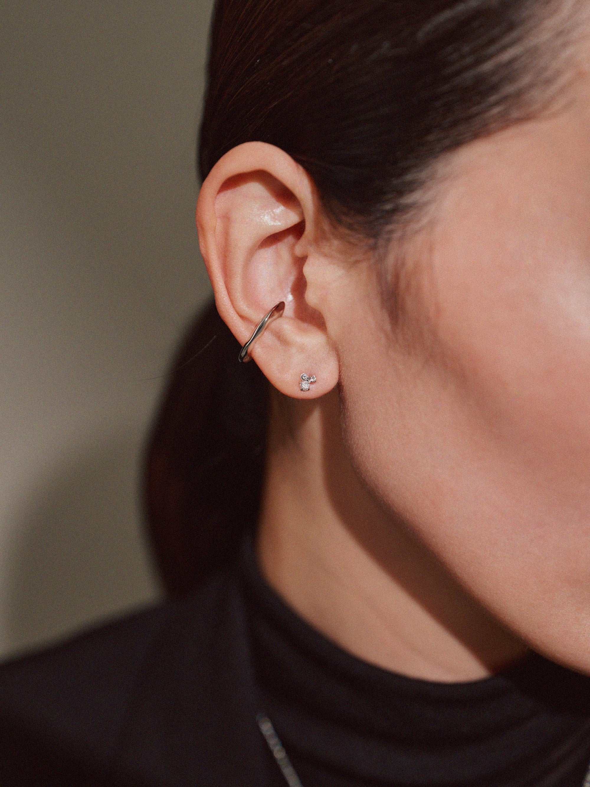 キュービック＆クリスタルピアス