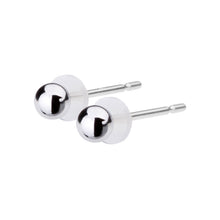 Pt900post シンプルボールピアス 5サイズ