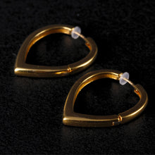 K18post  シールドフープピアス