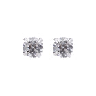 Pt900post キュービックピアス 4サイズ