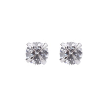 Pt900post キュービックピアス 4サイズ