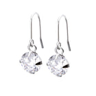 5サイズ×3コーティング キュービックジルコニアフックピアス