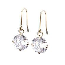 5サイズ×3コーティング キュービックジルコニアフックピアス