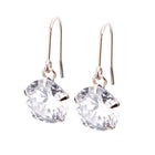 5サイズ×3コーティング キュービックジルコニアフックピアス