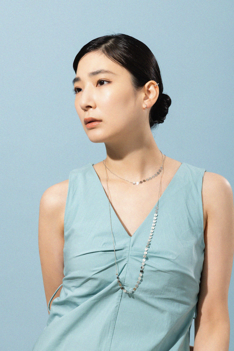 Silver925 プレーンフープピアス スモール