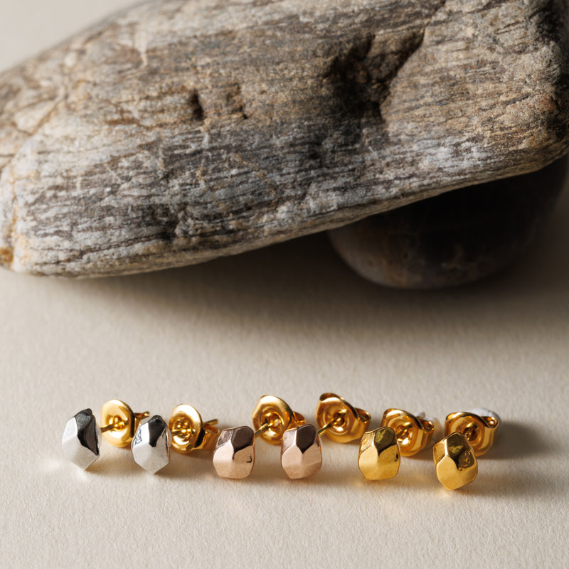 K18post クラフトポリゴンピアス