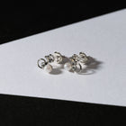 Pt900post パール＆ビジューピアス