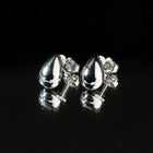 Pt900post クラフトドロップピアス