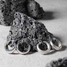 Pt900post ドロップフープピアス ラージ