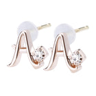 K18post イニシャルピアス