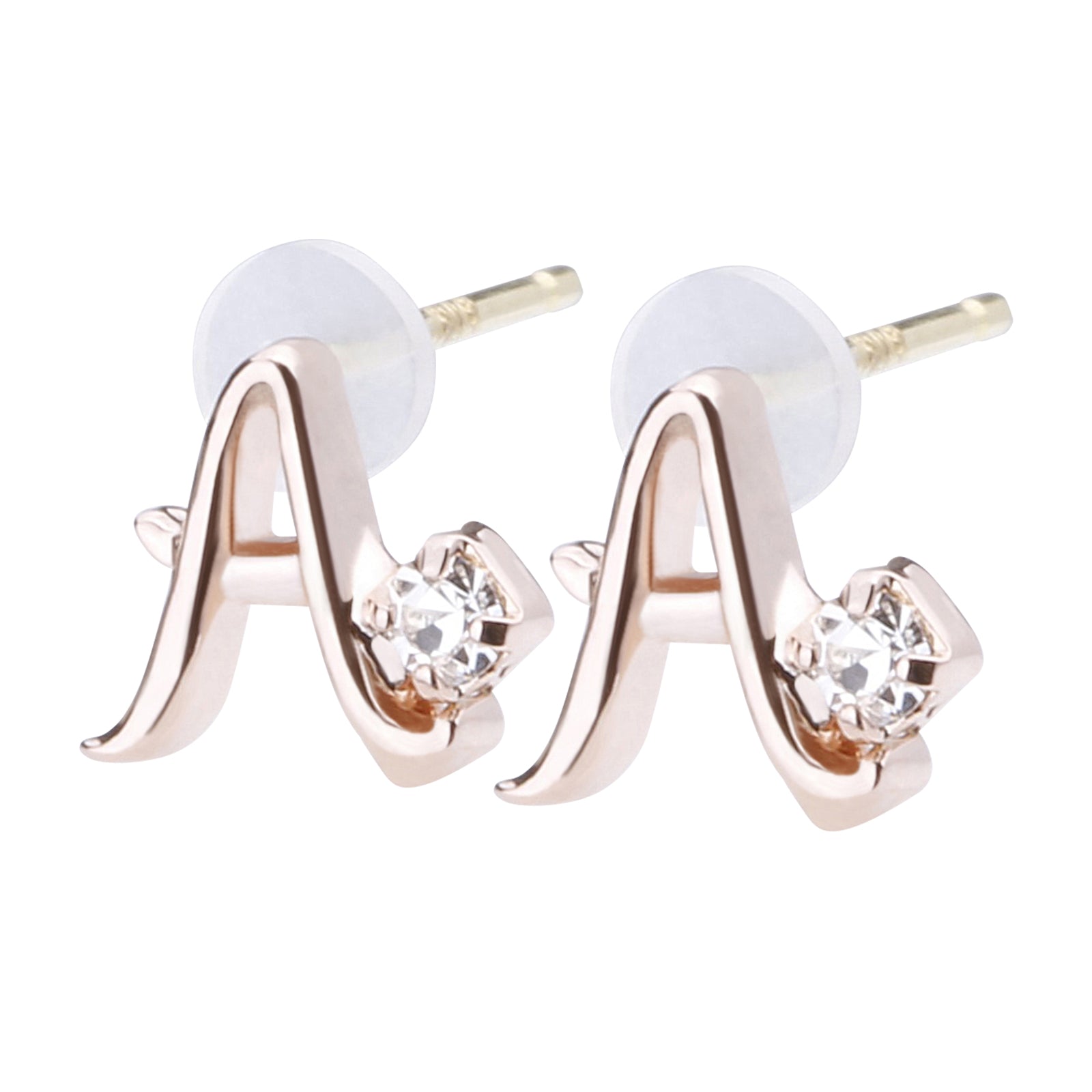 K18post イニシャルピアス