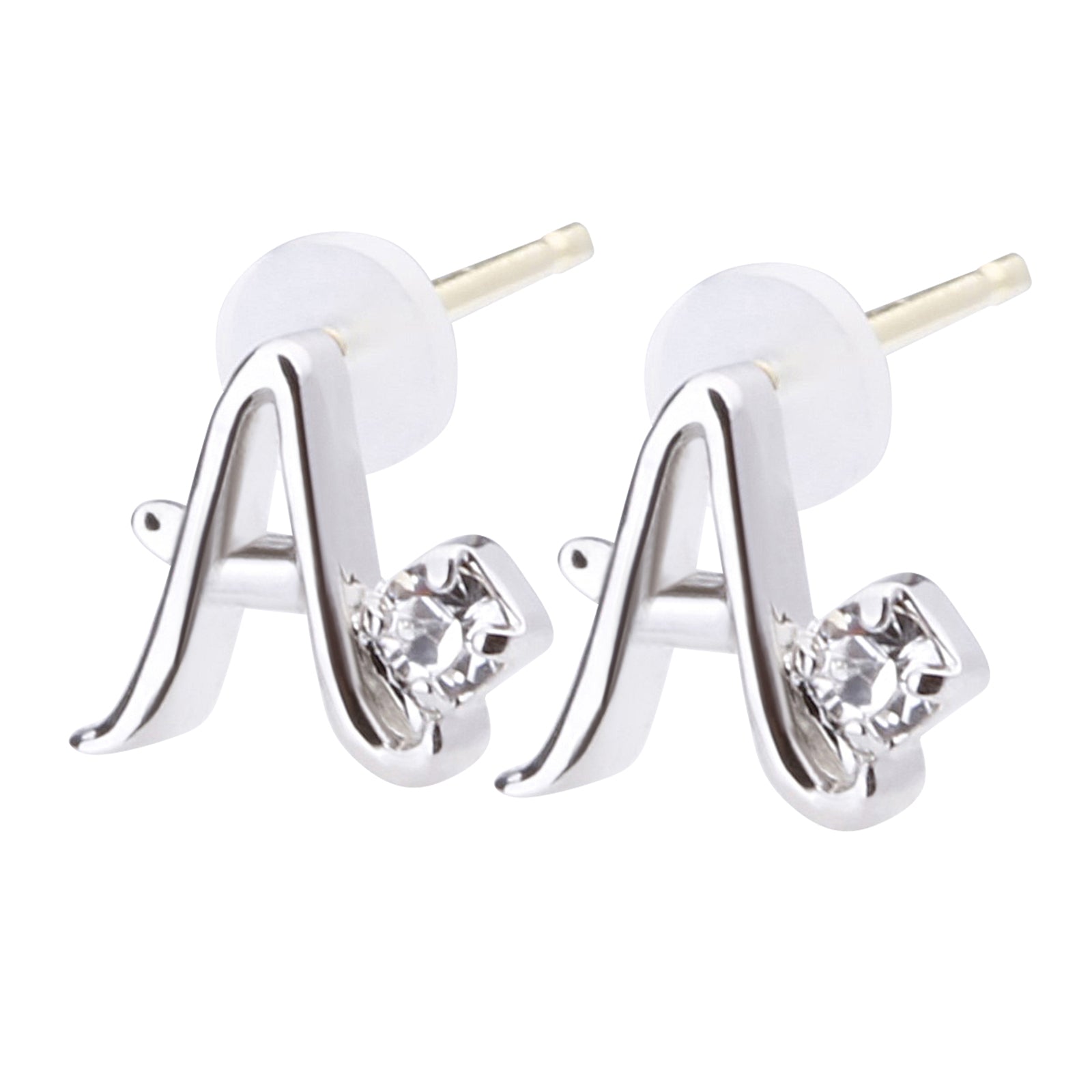 K18post イニシャルピアス