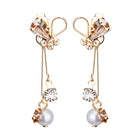 Preciosa Crystal フルールノットビジューピアス