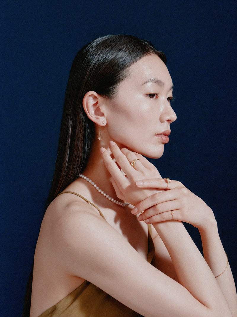 ロンデルボールバックキャッチピアス