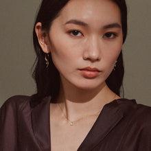 テクスチャーアシンメトリーピアス