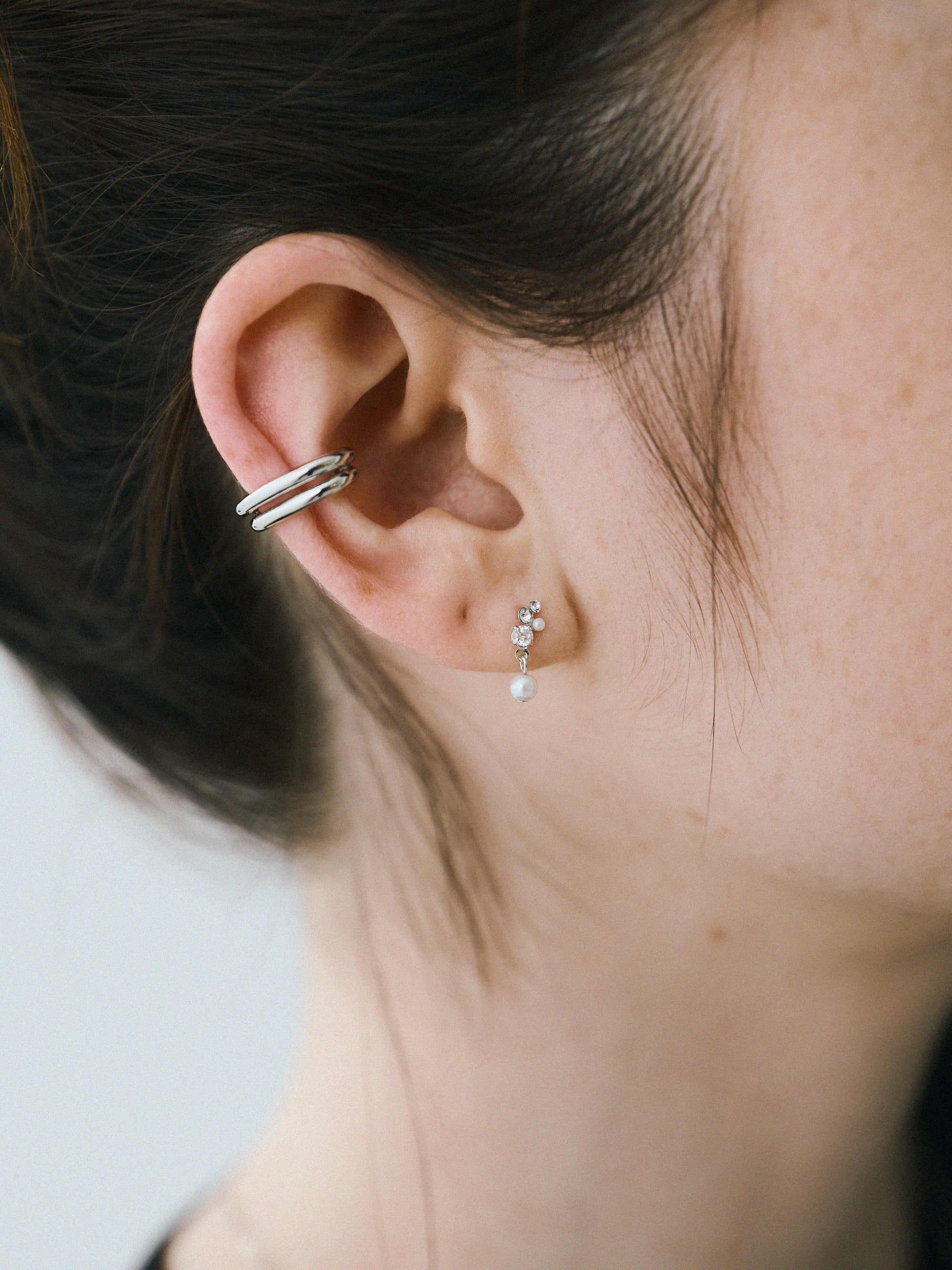 パール＆ビジューピアス