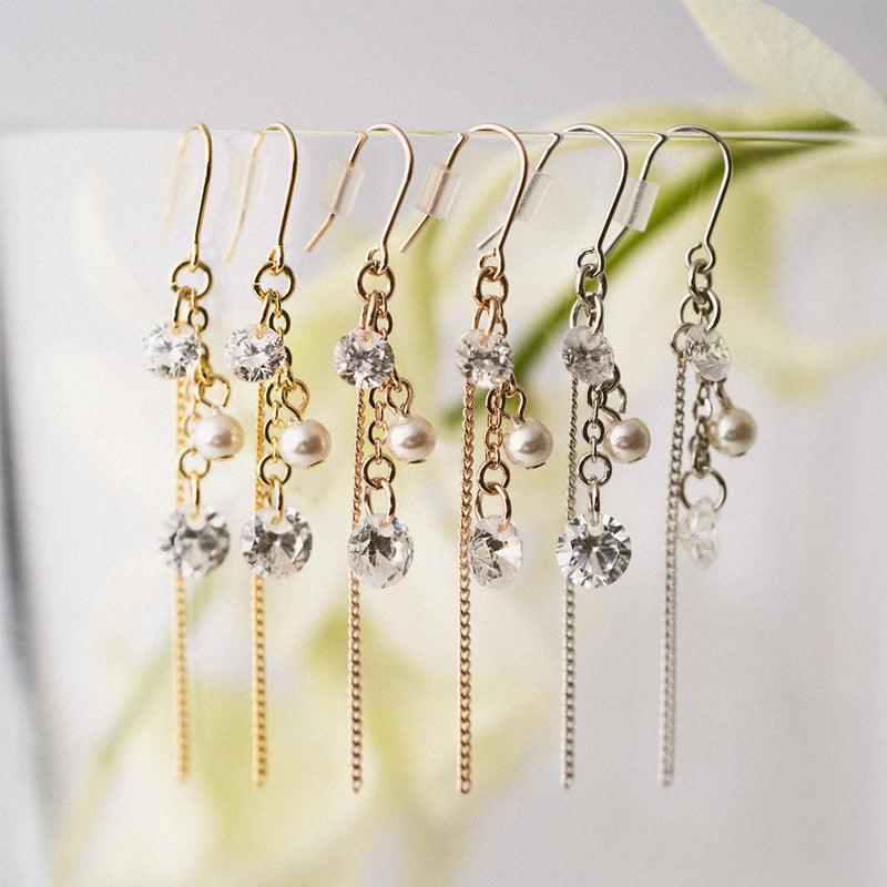 キュービックチェーンピアス