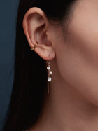 キュービックチェーンピアス