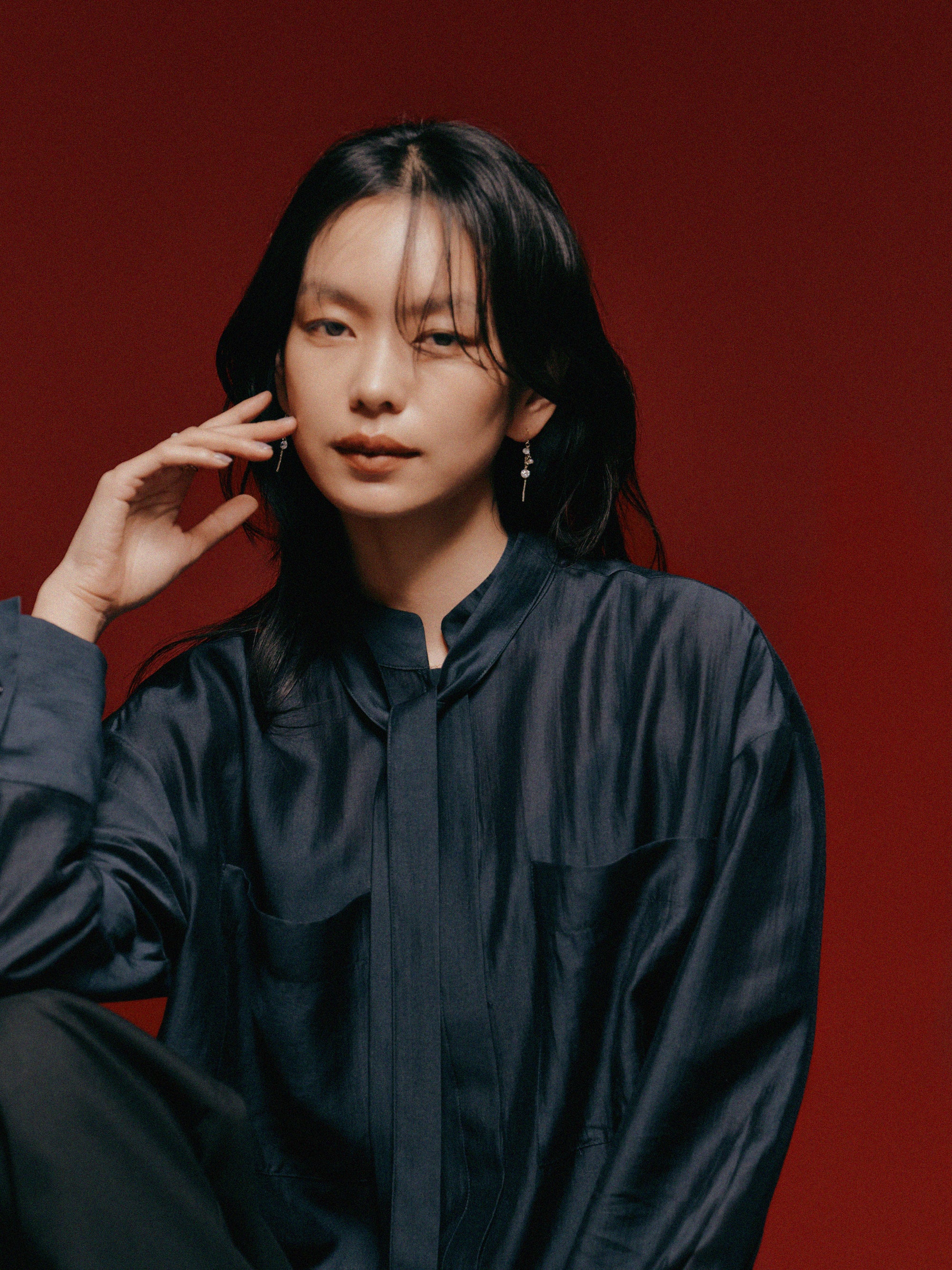 キュービックチェーンピアス