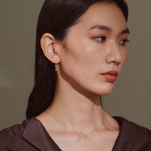 クリスタルフックピアス