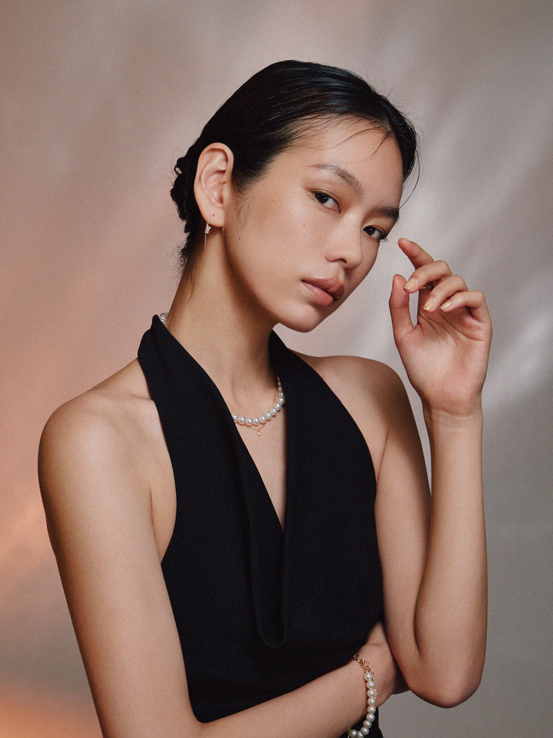 キュービックフックピアス