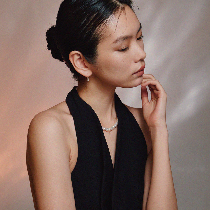 キュービックフックピアス